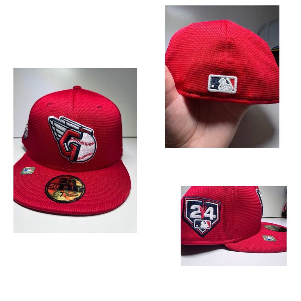 Cleveland Guardians New Era 2024 Spring Training 59FIFTY Fitted Hat 7 3/8 - NWT